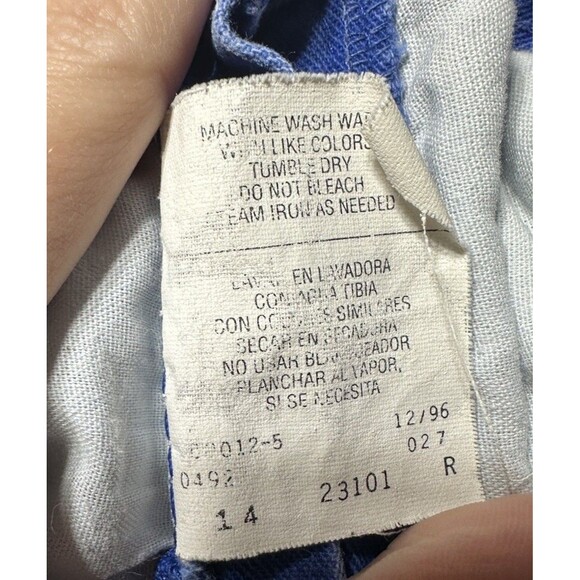 Vintage 90s Streetwear Mens 38 Faded Baggy Loose Denim Short Green Skater Grunge - Picture 12 of 12